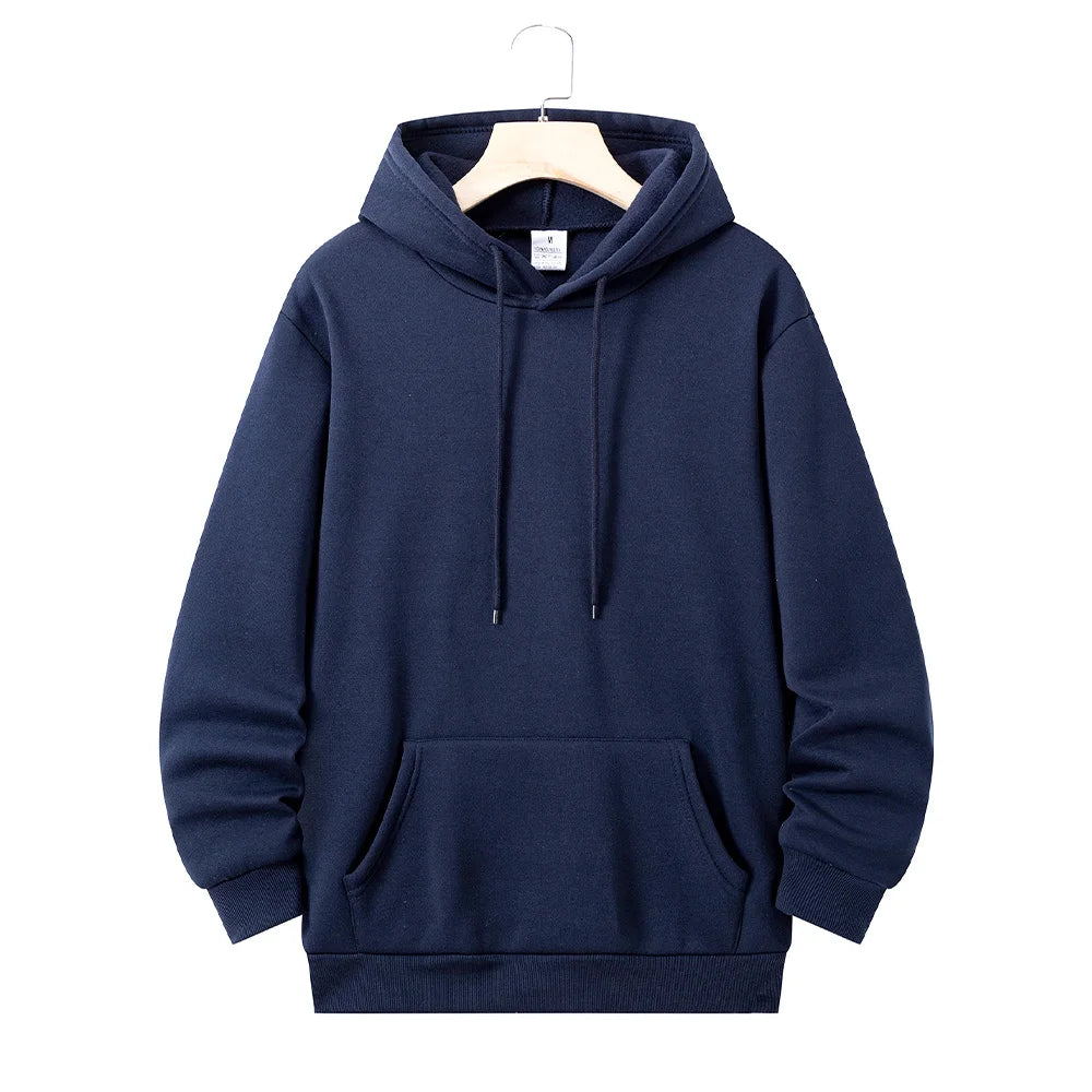 Men's Women's Hoodies Casual Hoodies Sweatshirts Spring Autumn Thick Long Sleeve Tops Men Solid Color Hoodie Sweatshirt Male