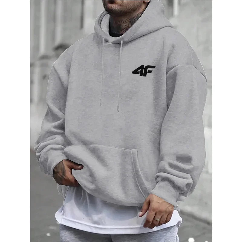 Men's Trendy Hoodie 4F  Sweatshirts All Season Daily Casual Sports Hoody Home Outdoor Comfort Gym Fitness Hoodies Men's Clothes