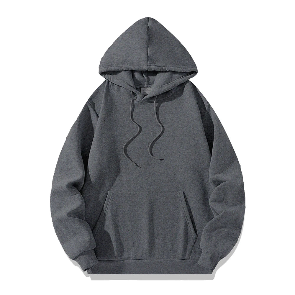 Men's Hoodies Women Pullover Spring Autumn Warm Casual Hoodie Sweatshirts Solid Color Hoodies Sweatshirt For Male