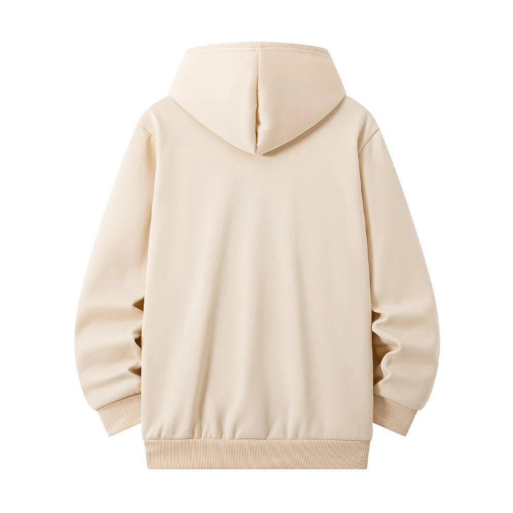 Men's Women's Hoodies Casual Hoodies Sweatshirts Spring Autumn Thick Long Sleeve Tops Men Solid Color Hoodie Sweatshirt Male