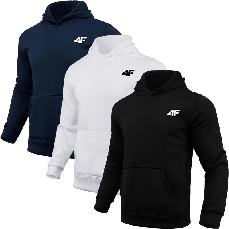 Men's Trendy Hoodie 4F  Sweatshirts All Season Daily Casual Sports Hoody Home Outdoor Comfort Gym Fitness Hoodies Men's Clothes