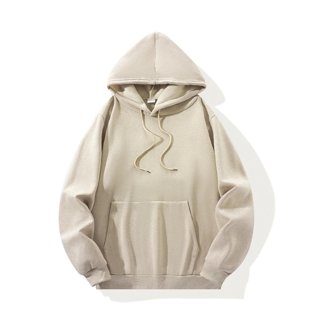 Men's Hoodies Women Pullover Spring Autumn Warm Casual Hoodie Sweatshirts Solid Color Hoodies Sweatshirt For Male