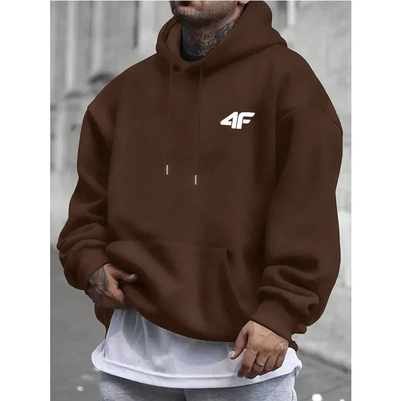 Men's Trendy Hoodie 4F  Sweatshirts All Season Daily Casual Sports Hoody Home Outdoor Comfort Gym Fitness Hoodies Men's Clothes