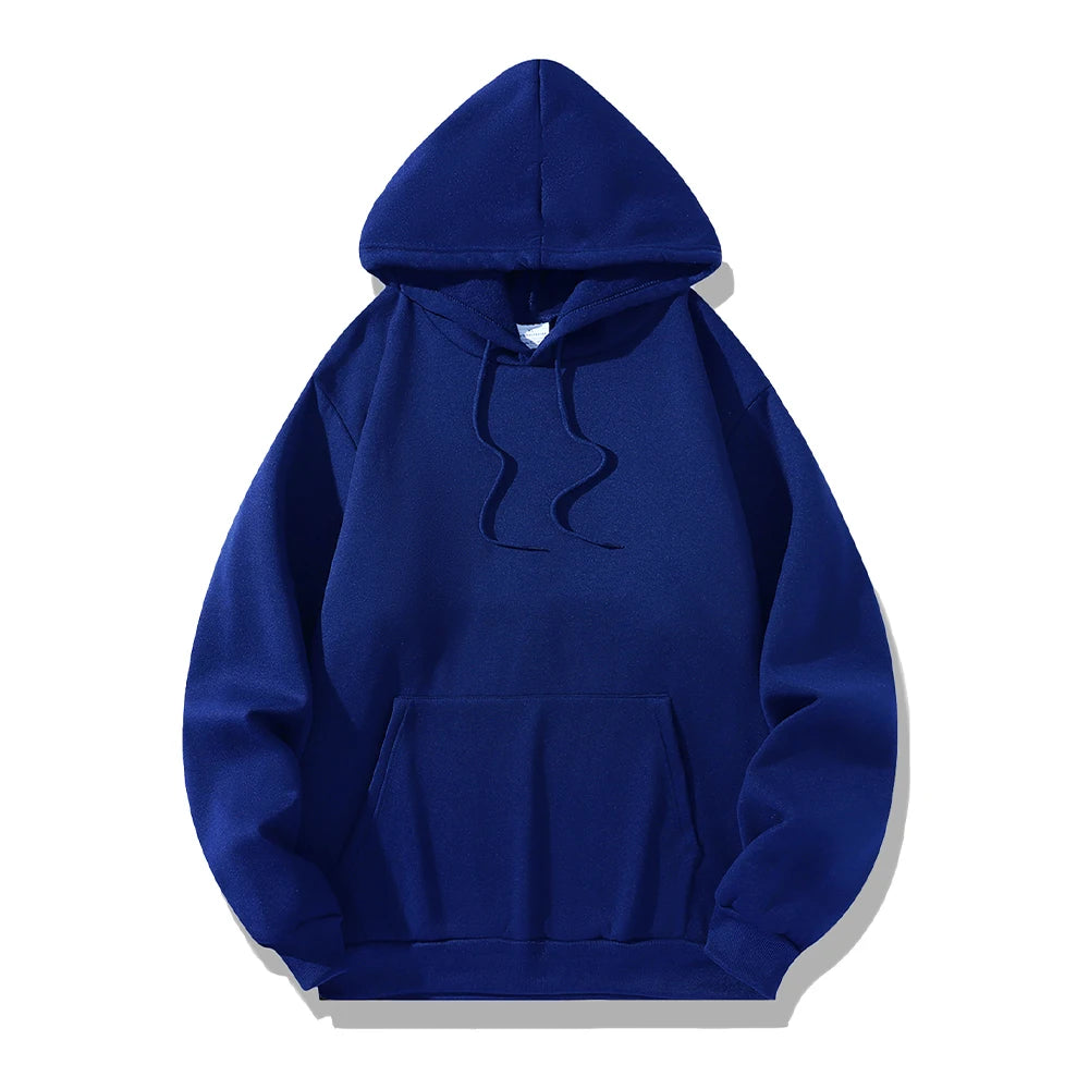 Men's Hoodies Women Pullover Spring Autumn Warm Casual Hoodie Sweatshirts Solid Color Hoodies Sweatshirt For Male