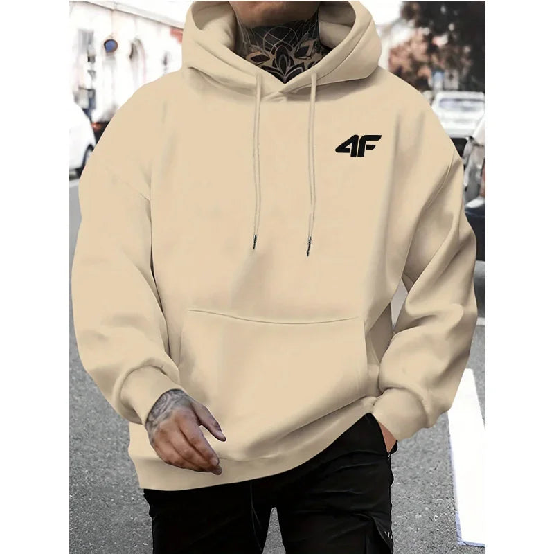Men's Trendy Hoodie 4F  Sweatshirts All Season Daily Casual Sports Hoody Home Outdoor Comfort Gym Fitness Hoodies Men's Clothes